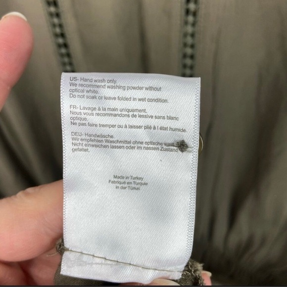 Anine Bing Olive Green Mini Dress - Picture 9 of 9